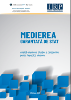 Medierea garantată de stat: Analiză empirică a situației și perspective pentru Republica Moldova